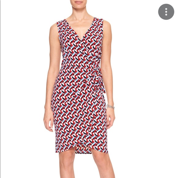 Banana Republic Factory Dress Multicolored Dress - Picture 1 of 6